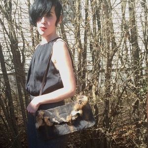 Vintage fur bag Giuliana Taso